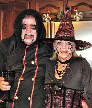 Brian and Cheryl Mundy held the Halloween party.