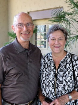 Pastor Roger Pierce and his wife