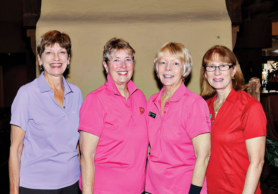 Winners Tucson Course, left to right: Christine Smith, Laura Benson, Diane Mazzarella and Janice Best