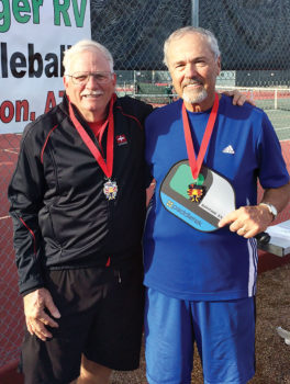 Tucson Senior Olympics Medalists Bill Stickney and Jim Haakenson