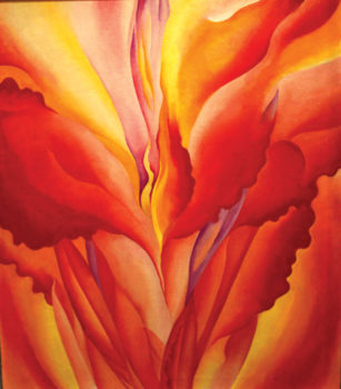 Red Canna, by Georgia O’Keeffe