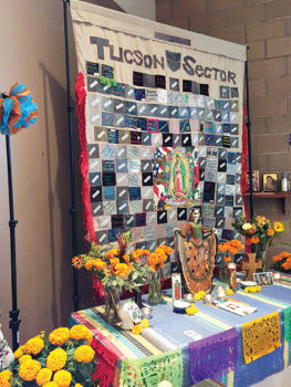 Migrant Quilt and Ofrenda at Episcopal Church of the Apostles