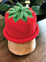 Strawberry hat.