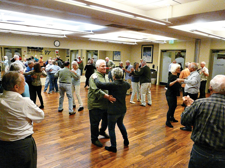 SBDC members enjoying a recent dance class (Photo by Diana Durham)