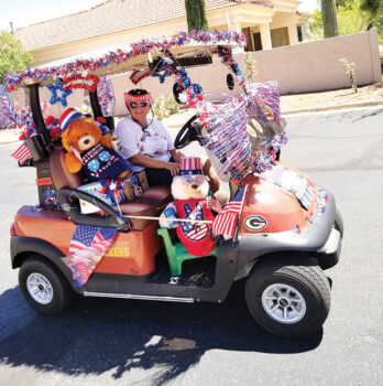 Unit 24 golf cart parade winner (Photo submitted by George Bennett and Dwayne & Jane Nelson)