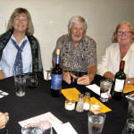 Donna and Colin Barnard and Sue Gehlbach enjoy the Unit 21’s dinner at The Oracle Patio Cafe.
