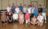 Another successful winter series comes to an end with these happy folks having learned and reviewed over a dozen dances. A well deserved lunch at the Roadrunner Grill followed the last dance; next classes are May 19 to 22 for all dancing levels.