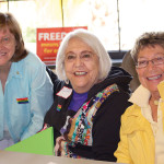 Jeana Butler, PFLAG proud parent; Syrile Ellison proud parent of Jo Ann Ellison president of GLAAS and Alice Frier GLAAS secretary