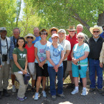 SaddleBrooke Nature Club members on the San Pedro River field trip