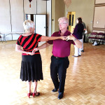 Claudia Booth and Barry Moore teaching Swing in February