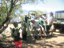 The Master Gardeners after a hard day’s work.