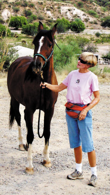 Vonnie Kauffman and Blaze