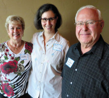 From left are Dottie Shaffer, Susan Schwartz and John Shaffer.