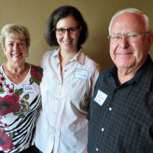 From left are Dottie Shaffer, Susan Schwartz and John Shaffer.