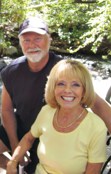 Rebecca and Mark take a brief break in Oak Creek Canyon, Sedona during September. It’s back to the dance floor now.