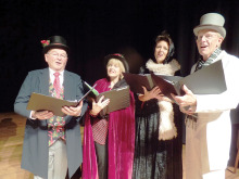 Left to right: Ron and Leah Kari and Nancy and Brent Carlson