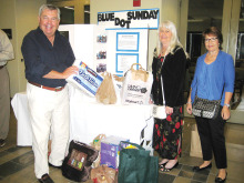 Left to right: Keith Gordan, Marilyn Horn and Sue Manchey