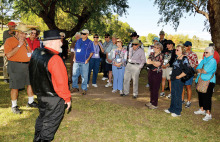 John Slaughter Bus Tour October 2014; photo by Robert Koblewski