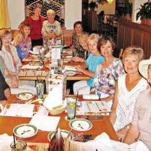 Members of the SaddleBrooke Line Dance Club enjoyed dinner at the Olive Garden on November 10.