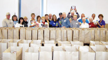 Thanks to the 16 volunteers from Catalina Mountain Elks Lodge No. 2815 who stuffed 300 bags with Thanksgiving food items for needy families!