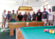 Participants in the 8-Ball Tournament