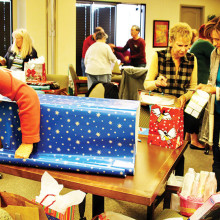 The Unit 49 2014 wrapping party at DesertView; photo courtesy of Marge Wong.