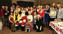 The British Club gathered at the Activities Center for a Christmas party.