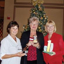 MLVP December Winners: Ellen Victor, Carol Ratza and Sandy Strack
