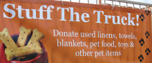 Your used linens and things will help homeless pets.