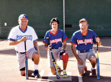 Ken Meinhart, Debbie Seguin and Ron Quarantino achieve honors at Winter Worlds Games; photo by Paul Jarzembinski.