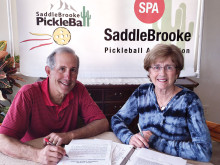 SPA Tournament Co-Directors Pete Giljohan and Nancy Shelton are busy organizing the matches of 35 plus teams who have already registered to play in the tournament February 19 to 22. SPA members are encouraged to register by the February 14 deadline. Guests and observers are welcome to attend to watch all the action during any of the four tournament days.