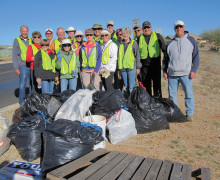 Front row: Suzy Miller, Lan Bedard, Pam Corrigan, Karin Menghini, Brenda Kore, Steve Wilson and Dave Corrigan; Back row: Steve Kore, Pam Brunelle, Sam Miller, Roger Bedard, Gary Brunelle, Maureen Edelblut, Ray Peale, Mark Menghini, Jen Drutis and Jim Thom