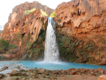 Havasupai Falls in the Grand Canyon; photo by Randy Park