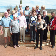 British Club members met at the home of Pauline Taylor in February.