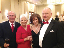 From left: Tom Clairmont, Claudia Booth, Ann Kurtz and Tom Kurtz.