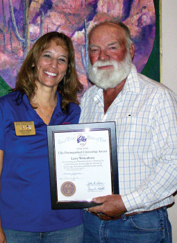 ER Gloria Cisneros and Citizen of the Year, Larry Willenborn