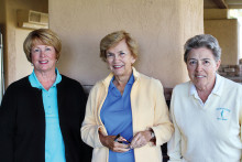 Linda Rouse, Marla Butcher and Holly Riviere