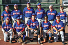 2015 St. Patrick’s Day Tournament Recreation League Champion – The Charles Company, back row: Bob Cole, Bob Alvarez, Harold Norton, Mark Foster, Steve Grabell and Pat Tiefenbach; front row: Jake Jacobson, Jack Graef, Paul Jarzembinski, Debbie Seguin and Greg Morgan; photo by Jim Smith