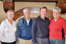 Wanda Hutchinson, Roger Bales, Roger Cady and Betty James