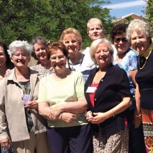 The April British coffee morning was hosted by Joan Reichert.