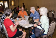 Many SaddleBrooke residents took advantage of a special Question and Answer session.