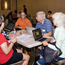 Many SaddleBrooke residents took advantage of a special Question and Answer session.