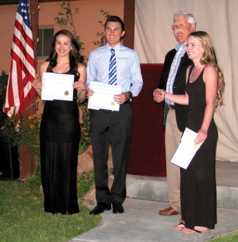 Left to right: Brittany Paton, Derek Pacheco, Steve Groth and Sidney Chenoweth