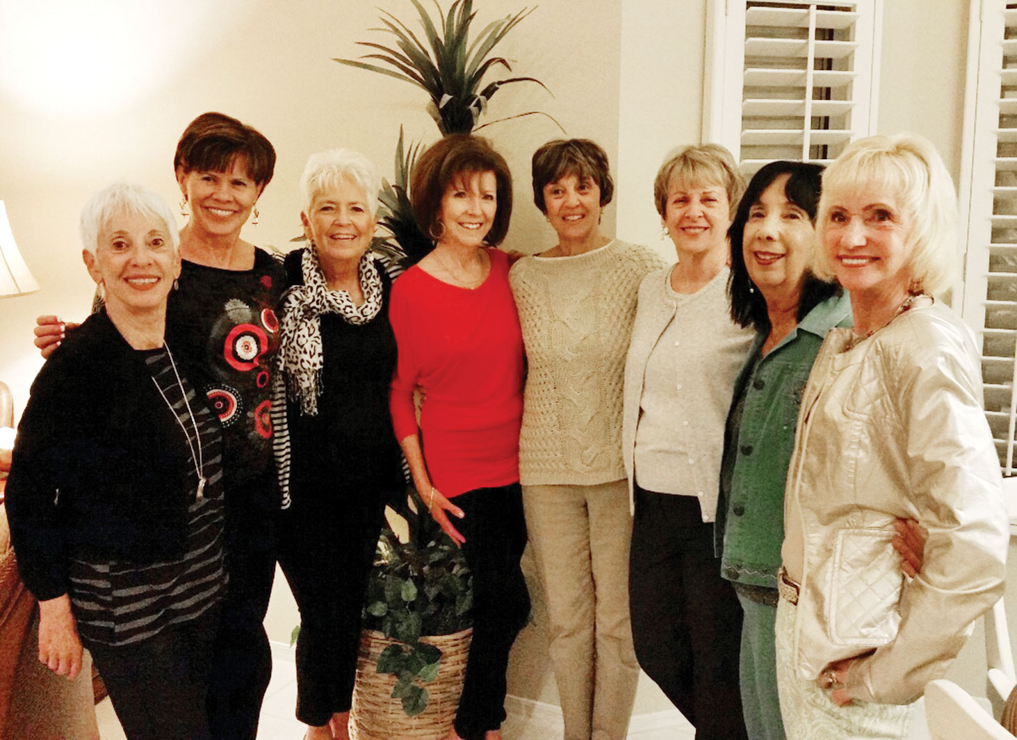 Vivian Herman, Dianne Bank, Claudia Booth, Ann Kurtz, Janifer Farquhar, Laurie Page, Caryl Mobley and Linda Schuttler