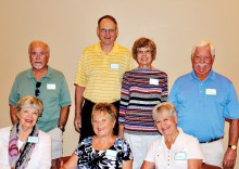 Joining Resurrection Church at SaddleBrooke on May 31 were (front) Elaine Stamm, Sharon Sneen and Sandy Miller and (back) Bob Sneen, Jim Springer, Jan Springer and Doug Miller; photo by Clayton Thomas.