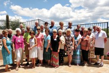 British Club members met at the home of Eileen and Mike Sedgwick.