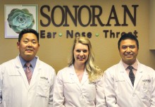 Left to right: Drs. Thomas Kang, Amanda Kester and Jonathan Lara