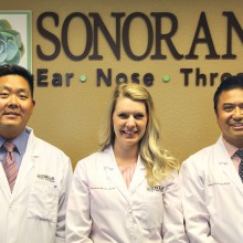 Left to right: Drs. Thomas Kang, Amanda Kester and Jonathan Lara