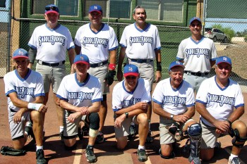 2015 Spring Season Tuesday Competitive League Champion – BRAKEmax: Back row: Stu Kraft, Dave Fuller, Bobby Carbone and Harold Weinenger; front row: Larry Weber, Don Jones, Don Cox, Ron Quarantino and Leonard Gann; photo by Pat Tiefenbach