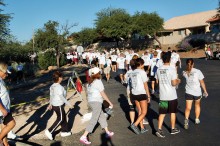 Heading to Ridgeview Boulevard for the long walk